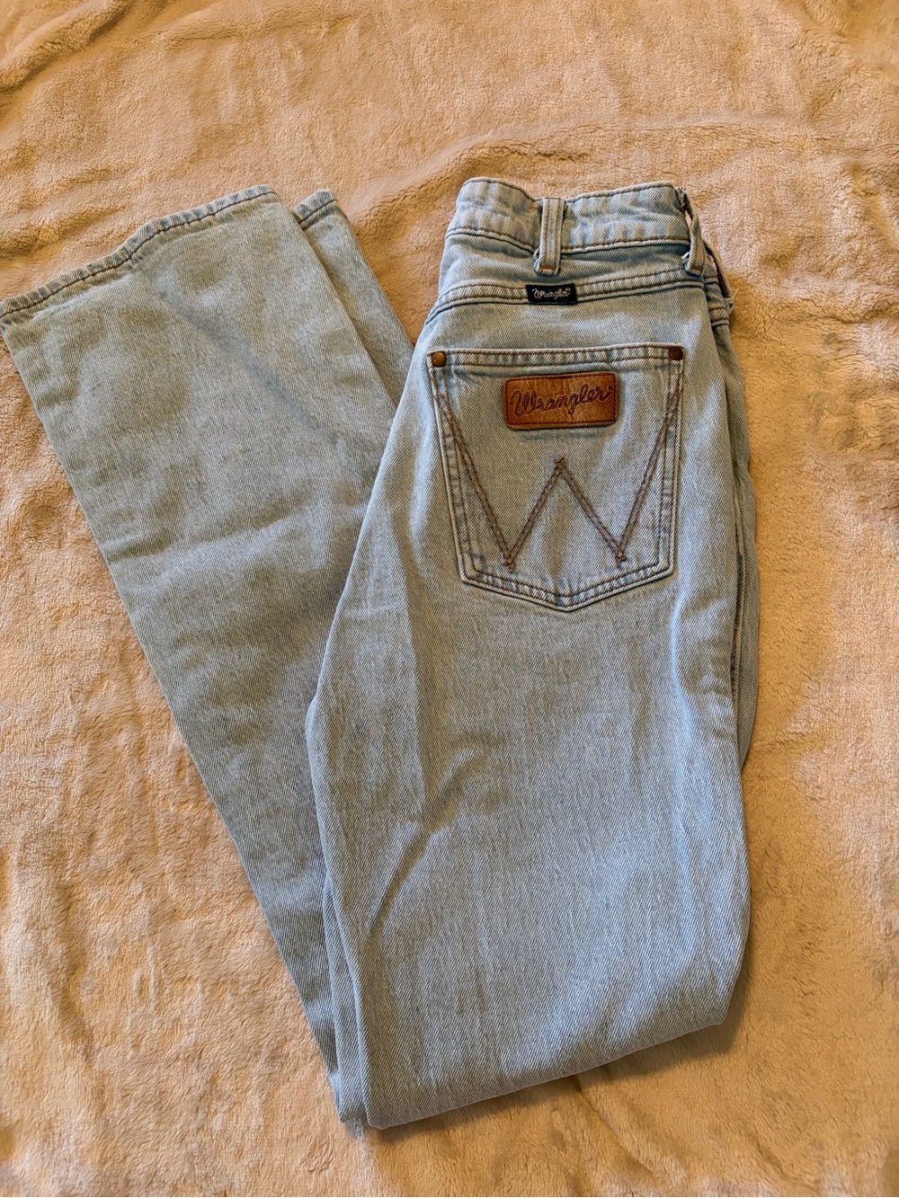 Wrangler Retro Light Blue Straight Leg Jeans
